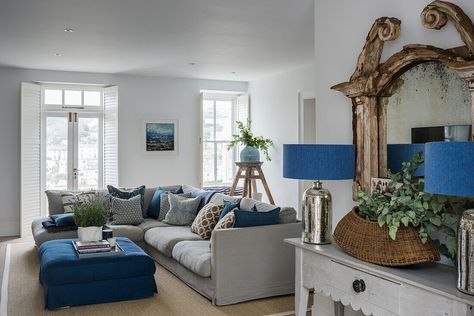 Pale blue bedrooms