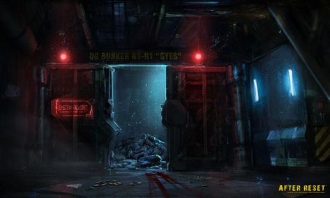 Bunker Entrance, Fallout 1, Post Apocalyptic Art, Underground Bunker, Open World, World Of Darkness, Sci Fi Horror, Role Playing Game, Military Base