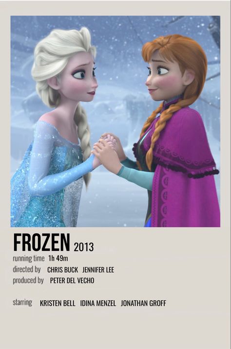 Best Movie Posters Design, Frozen Poster, Album Prints, Animation Poster, Polaroid Movie Poster, Minimalistic Posters, Movie Poster Room, Film Polaroid, Animated Movie Posters