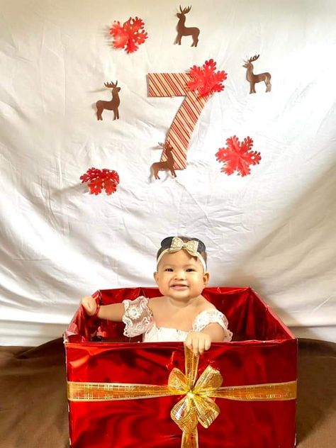 Baby Photoshoot Ideas, 7 Month Old Baby, 7 Months, Baby Photoshoot, Photoshoot Ideas, Christmas