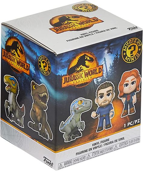 Dr Ian Malcolm, Ellie Sattler, Owen Grady, Claire Dearing, Jurassic World Dominion, Mystery Minis, Blind Bags, Jurassic World, Vinyl Figures