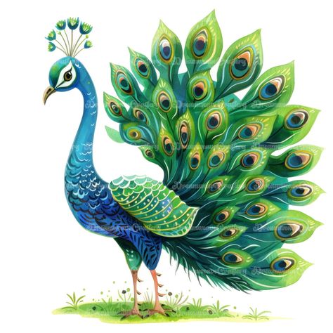 Cartoon Peacock Large Birds Watercolor Art Printable High Quality JPG Papercraft Junk Journal Scrapbooking Digital Download On Etsy: dreamweavecraftery.etsy.com #cartoon #watercolor #clipart #art #papercraft #designing #craft #junkjournal #printable #download #scrapbooking #scrapbook #prints #designs #cute #funny #peacock #birds #large #largebirds #pets #farm #farmanimals #housebird #zoo #zooanimals Real Peacock Images, Peacock Cartoon, Peacock Clipart, Art Papercraft, Scrapbook Prints, Reverse Coloring, Bird Watercolor Art, Birds Watercolor, Peacock Images