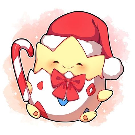 Christmas Pokemon, Pokemon Painting, Fanart Illustration, Cute Pokemon Pictures, Anime Christmas, Cute Pokemon Wallpaper, Pokemon Drawings, Pokemon Fan Art, Christmas Drawing