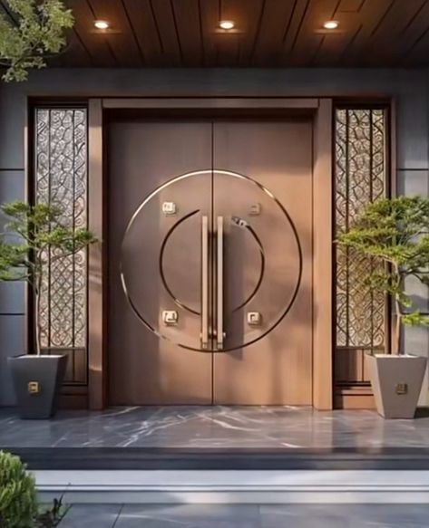 Hall Door Design Modern, Luxury Door Design Entrance, Main Door Design Front Entry, Modern Main Entrance Door Design, Double Door Design Modern Entrance, Modern Front Double Door, Main Door Designs Entrance, Main Door Design Entrance Double Doors, Main Door Ideas Entrance House