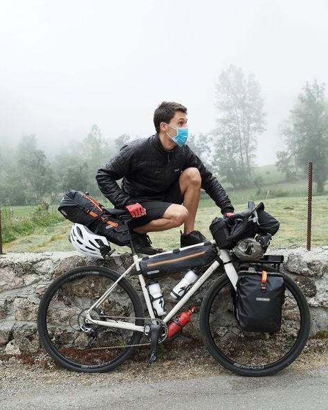 ORTLIEB Sportartikel GmbH on Instagram: “"Here’s to bicycle travel in strange times!" @tristanbogaard demonstrates what you'll need for your next bike trip: some camp gear, a…” Bicycle Camping, Touring Bicycles, Camp Gear, Bike Trip, Bicycle Travel, Bike Camping, Lowrider Bike, Bike Trips, Bike Style