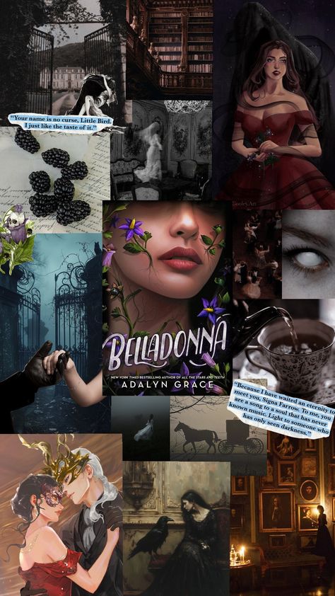 belladonna #book #romance #fantasy Belladonna Book Aesthetic, Belladona Book, Romantasy Book Aesthetic, Belladonna Aesthetic, Belladonna Fanart, Belladonna Book, Belladonna Flower, Book Vision Board, Poisonous Flowers