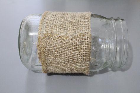 Mason Jar Centerpiece Burlap Jar End Burlap Mason Jar Centerpieces, Mason Jar Burlap, Twigs Decor, Lace Mason Jars, Burlap Mason Jars, Mini Diaper Cakes, Centerpiece Diy, Mason Jar Centerpiece, Pint Mason Jars