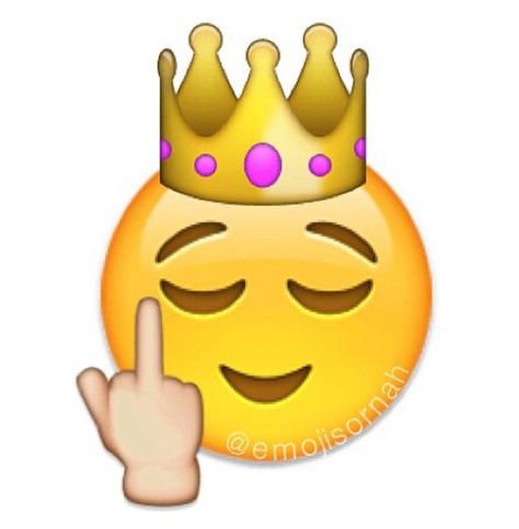 Guess this is the "Royal Bird"...JUST SAYING!!! Middle Finger Emoji, Emoji Symbols, Mickey Mouse Art, Emoji Pictures, Emoji Faces, Funny Picture Quotes, Smiley, Funny Quotes, Funny