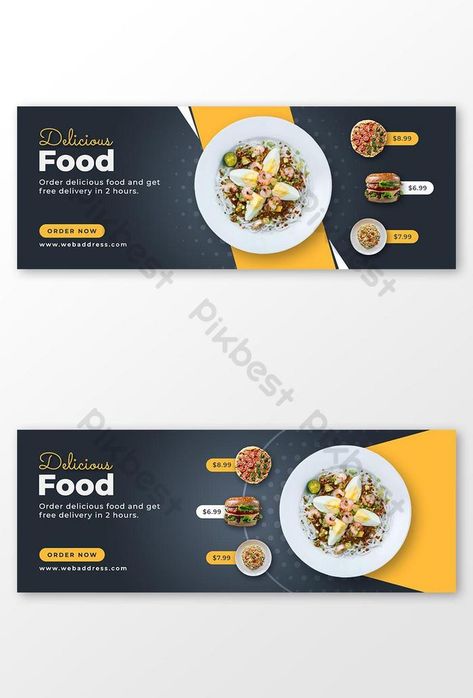 Banner Design For Restaurant, Restaurant Banner Design Ideas, Food Banner Design Restaurant, Menu Banner Design, Facebook Cover Design Ideas, Shop Banner Design Ideas, Food Banner Design Ideas, Restaurant Banner Design, Food Banner Design