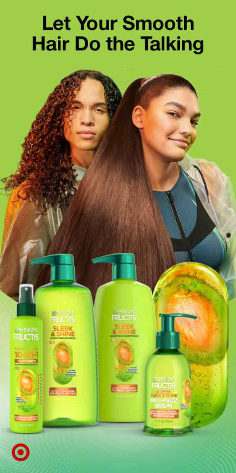 Choose Garnier Fructis Sleek & Shine hair care — for nourished, sleek & straight hair or when your natural waves or curls crave lightweight frizz control for up to 72 hours. Make a routine with the shampoo, conditioner & serum to give your look a lasting sleek & smooth finish. Cut your styling routine into just one simple step with the new Garnier Fructis Sleek & Shine multitasking leave-in spray. Body Perms, Make A Routine, Sleek Straight Hair, Shaved Side, Anti Frizz Serum, Shaved Side Hairstyles, Shine Hair, Garnier Fructis, Side Hairstyles