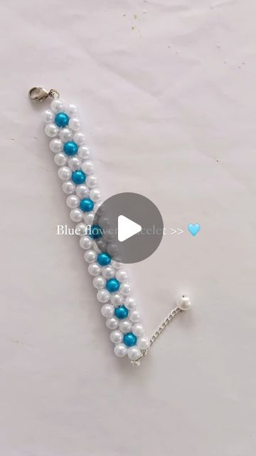 CORA JEWERLY on Instagram: "Blue flower bracelet diy tutorial 🩵🤍✨

.
.
.
.
.
.
#diy #diytutorial #handmadebracelets #bracelet #bracelets #ring #rings #jewery #jewelrydesign #bracelet #bracelets #bead #beads #jewerelly #smallbusiness #smallbusinessowner #supportsmallbusiness #braceletjewelry #handmade #handmaderings #fypage #fyp #fypシ #foryoupage #explore #explorepage #like #handmadejewellery #handmadebraceletsforsale #flowerbracelet #explore #summer #summervibes" Braclets Ideas Beaded Aesthetic, Bracelet Diy Tutorial, Flower Bracelet Diy, Blue Flower Bracelet, Bracelets Bead, Dyi Gifts, Diy Beaded Bracelets, Diy Bracelets Tutorials, Bracelet Diy