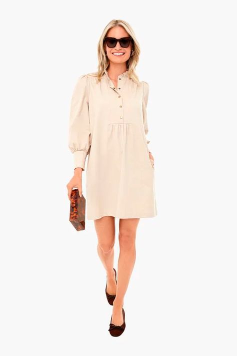 Best Sellers This Week | Tuckernuck Stella Dress, Well Behaved Women, Easy Chic, Tan Dress, Khaki Dress, Monogram Styles, Font Styles, Sweatshirt Dress, Dress 100