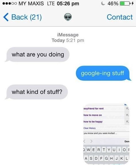 Your Google search history paints a tragic picture. | 26 Signs You've Been Single For Way, Way, Way Too Long Crush Humor, Funny Texts Crush, Search History, Funny Text Fails, Funny Farm, Text Fails, Boyfriend Texts, Text Memes, History Painting