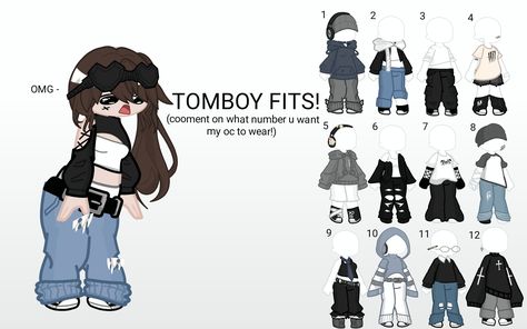 Idk if it is tomboy but I tried so don't let this flop bc of the 7 hours or ima f**king cry :') Gacha Club Tomboy Outfit Ideas, Gacha Club King Outfit, Gacha Club Custom Clothes, Outfit Ideas Tomboy, Tomboy Outfits Summer, Gl2 Codes, Gacha Poses, Tomboy Outfit Ideas, Tomboy Fits