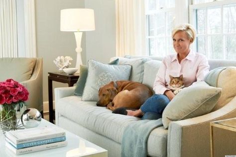 PHOTOS: Inside Mika Brzezinski's Gorgeous 1920s Home – lots of photos here that look like things we sell at Clerkson's!  #homedecor Mika Brzezinski And Joe Scarborough, English Tudor Home, 1920s Home, English Tudor Homes, Mika Brzezinski, Tudor Home, Joe Scarborough, 1920s House, English Tudor