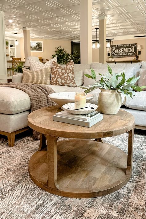 Shop Tuscan Farmhouse Distressed … and other curated products on LTK, the easiest way to shop everything from your favorite creators. Styling Entryway, Magnolia Rugs, Round Coffee Table Styling, Round Coffee Table Decor, Round Living Room Table, Round Coffee Table Living Room, Coffee Table Decor Living Room, Circle Coffee Tables, Tuscan Farmhouse