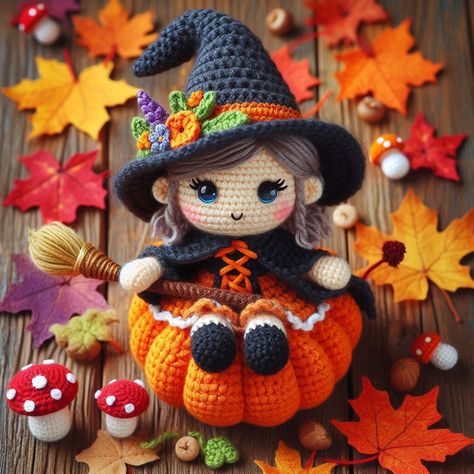 Crochet Witch Hat, Crochet Witch, Holiday Crochet, Witch Hat, Free Crochet Patterns, Free Crochet Pattern, Free Crochet, Create Yourself, Create Your