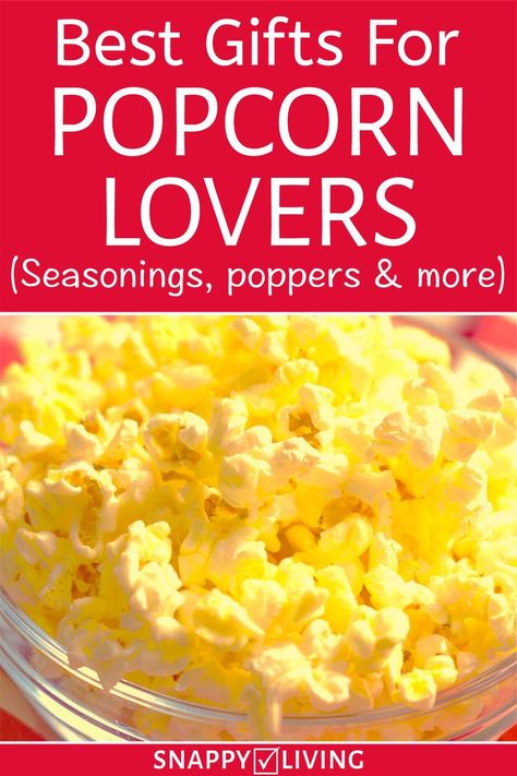 Check out these popcorn gift ideas to thrill the popcorn lover in your life. From gifts baskets to seasonings to special popcorns and popping machines, all the great gifts for popcorn lovers. Popcorn Gifting Ideas, Popcorn Theme Gift Basket, Popcorn Storage Ideas, Popcorn Basket Ideas, Popcorn Basket Gift Ideas, Popcorn Gift Ideas, Popcorn Basket, Popcorn Gift Basket, Popcorn Gifts