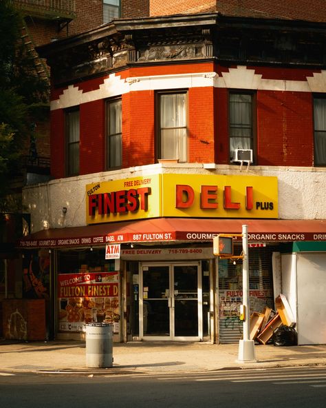 Finest Deli vintage sign, Brooklyn, New York New York Deli Aesthetic, Vintage Grocery Stores, Deli Photography, Deli Design, Bagel Company, New York Bakery, New York Deli, Coffee And Bagel, New York Bagel