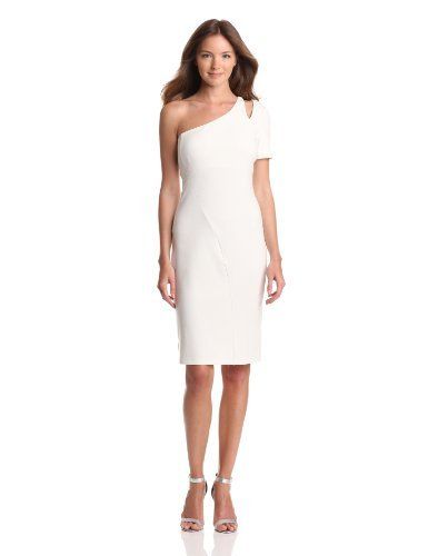 HALSTON HERITAGE Women's One Sleeve Dress With Shoulder Cut Out, Off White, 10 Halston Heritage, http://www.amazon.com/dp/B00BBU6R46/?tag=pinterest0e50-20 Off White 4, One Sleeve Dress, Halston Heritage, Shoulder Cut, Occasion Dresses, Homecoming Dresses, Sleeve Dress, One Shoulder Formal Dress, Floral Dress