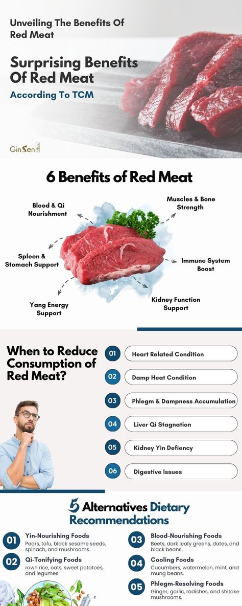 benefits of red meat Light Diet, Dark Leafy Greens, Nourishing Foods, Skin Disorders, Traditional Chinese Medicine, Red Meat, Chinese Medicine, Vitamin B, Health Info