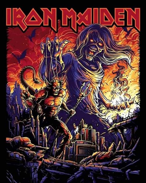 Iron Maiden Artwork, Iron Maiden Art, Eddie Iron Maiden, Martin Palermo, Iron Maiden Tattoo, Spotify Wallpaper, Iron Maiden Albums, Iron Maiden Posters, Arte Heavy Metal