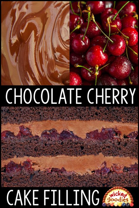 Cherry Pie Filling And Chocolate Cake, Cherry Filling For Cake, Cherry Ganache Filling, Cherry Cake Filling Recipes, Easy Chocolate Cake With Cherry Pie Filling, Chocolate Cake Mix With Cherry Pie Filling, Chocolate Cake Mix And Cherry Pie Filling, Cherry Filled Chocolate Cake, Cherry Cake Filling