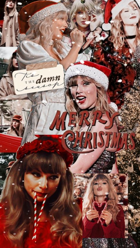 Taylor Swift Christmas Wallpaper, Olivia Rodrigo And Taylor Swift, Christmas Lockscreen, Taylor Swift Drawing, Taylor Swift Christmas, Taylor Swift Images, Taylor Swift Fan Club, Taylor Swift Tour Outfits, Xmas Wallpaper