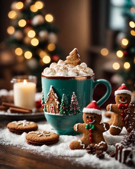 Erlita Krist (@erlitakrist) • Instagram photos and videos Mug Noel, Good Morning Winter, Christmas Hot Chocolate, Christmas Feeling, Cozy Season, Christmas Tea, Christmas Drinks, Christmas Mood, Winter Mode