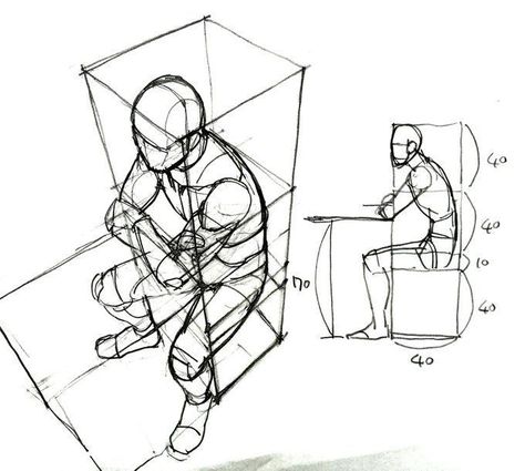 Poses Perspective, Perspective Sketch, Perspective Drawing Lessons, Perspective Art, 캐릭터 드로잉, Figure Drawing Reference, Drawing Lessons, Anatomy Art, Art Tutorials Drawing