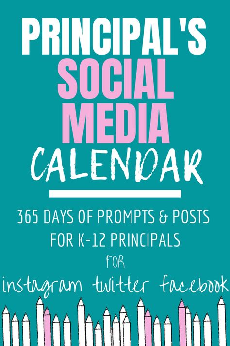 Social Media Ideas For Schools, National Holidays For Teachers, School Office Manager, Principal Office Must Haves, First Year Principal Ideas, Social Media For Schools, High School Themes For The Year, Preschool Director Organization, Parent Liaison Office Ideas