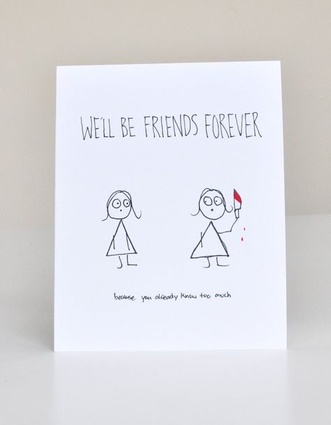 Friendaversary Gifts, Valentine Friends, Friendship Day Cards, Disney Birthday Card, Mothers Day Drawings, Friendship Birthday, Friend Cards, Funny Valentines Cards, Tiny Quotes