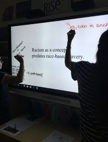 Conducting a Silent Conversation with Your History Class - Peacefield History History Teacher Aesthetic, History Teacher Classroom, Provocative Quotes, Class Participation, Social Studies Lesson Plans, Social Studies Education, Dream Classroom, 4th Grade Social Studies, History Teacher