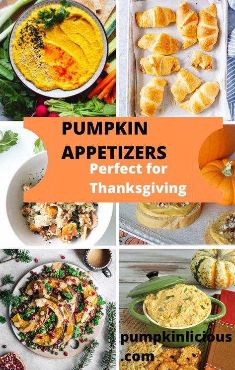 Pumpkin Appetizer Recipes, Appetizers For Thanksgiving, Pumpkin Appetizers, Roast Pumpkin Salad, Appetizers Thanksgiving, Pumpkin Recipes Dinner, Cranberry Bread Recipes, Beetroot Soup, Fall Dinners