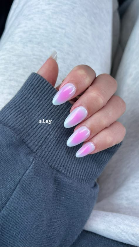 Prom Nail Inspo Pink, Pink And Blue Aura Nails, Pastel Aura Nails, Aura Nails Coffin, Aura Summer Nails, Summer Nails Aura, Summer Nail Inspo Beach, Summer Aura Nails, Nail Inspo Aura