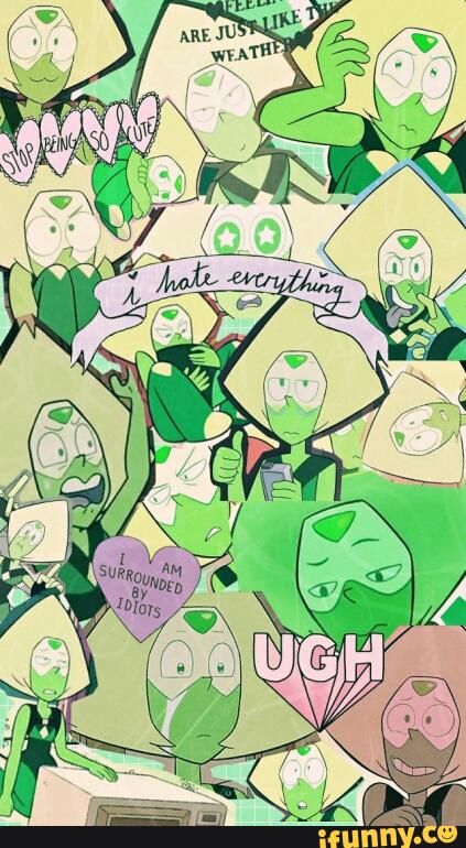 peridot, stevenuniverse, favoritecharacter, cute Peridot Wallpaper, Peridot Su, Cristal Gems, Crystal Gems Steven Universe, Steven Uni, Lapis And Peridot, Peridot Steven Universe, Steven Universe Wallpaper, Steven Universe Gem