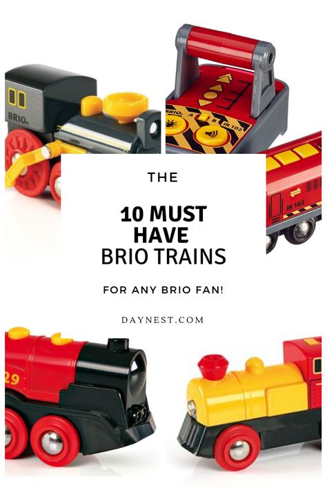 Crazy about Brio? Our house is. We've collated a top 10 list of Brio trains that should be added to every collection. They'll be on the Christmas list for sure! Brio Train Track, Brio Train Set, Brio Train, Train Sets, Wooden Train, Christmas Train, Play Space, Top 10 List, Train Car