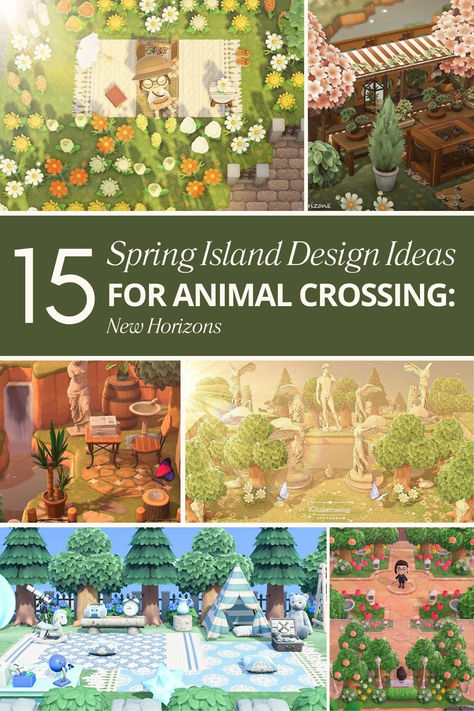 Flower gardens, forest picnics, and custom outdoor builds all for ACNH - peep our list for tons of inspo! Picnic Animal Crossing, Fae Farm, Forest Picnic, Island Design Ideas, Natural Path, Fruit Bearing Trees, Museum Studies, Spring Afternoon, Growing Grass