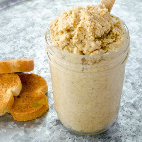 Garbanzo Bean Butter - try our delicious and rich peanut free peanut buttery tasting spread!  The smooth texture and rich flavors will cause you to use less so it goes further than other spreads too! Chickpea Butter, Chickpea Spread, Peanut Butter Substitute, Peanut Butter Alternatives, Cooking Garbanzo Beans, Chickpea Recipe, Making Ghee, Garbanzo Bean, Butter Substitute