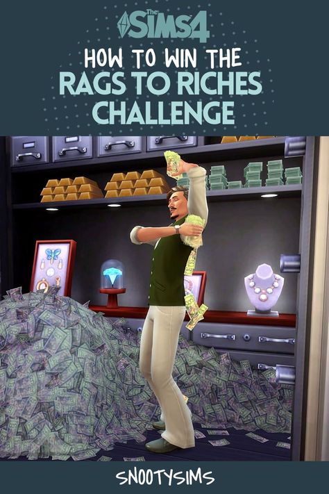 There are tons of fun-filled challenges for The Sims 4 that elevates the usual gameplay from plain and sometimes borderline boring to more exciting and, well, challenging. One of the best Sims challenges is the Rags to Riches. We’ve summarized below all you need to know about this interesting The Sims 4 challenge. Rag To Riches Sims 4, Sims 4 Rags To Riches Challenge, Rags To Riches Sims 4 Cc, Rags To Riches Sims 4, Sims 4 Rags To Riches Cc, Sims 4 Rags To Riches, Sims 4 Challenge, Sims Challenge, Sims 4 Cheats