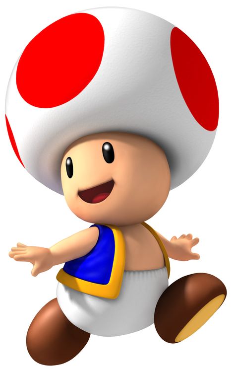 Toad from Mario!! Toad Mario Kart, Toad Mario Bros, Mario Bros Png, Arcade Artwork, Mario Kart Characters, Mario Kart Ds, Super Mario Run, Mario Kart Wii, Mario Y Luigi