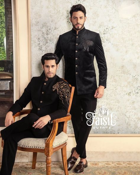 Exclusive Trending Designer Luxury Royal Look Bandhgala Jodhpuri Suit 🔥💥🖤 👉 PLEASE FOLLOW @faisaloutfits FAISAL OUTFITS IS FEATURING PLATFORM FOR MEN'S FASHION | COUTURE | STYLE | LIFESTYLE ___________________________________________________ 👉 MADE TO MEASURE AVAILABLE 🔥 TAKE A SCREENSHOT AND SEND ME ON WHATSAPP FOR ORDER 👇👇👇 🌟 BOOK YOUR ORDER ON WHATSAPP 👉+91 9027731632 🌟 ALSO DM US TO ORDER ⬇️ 👉 @faisal_kurta_design44 ___________________________________________________ 🌟 GET YOUR DR... Jodhpuri Suits For Men Wedding Royal, Jodhpuri Suits For Men Wedding, Menswear Kurta, Trending Suits, Suit For Men Wedding, Designer Tuxedo, Jodhpuri Suits For Men, Jodhpuri Suit, Wedding Outfits For Groom