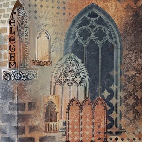 “One of my mantras as a workshop instructor is to commit. Encouraging an artist to make a commitment on the surface, whether with paint or collage, initiates the creative process.” See how Michelle Ward dives into her creative process inside Somerset Studio. Somerset Studio, Calligraphy Art Print, Gelli Printing, Islamic Art Pattern, Russian Style, Islamic Paintings, Collage Art Mixed Media, Turkish Art, The Creative Process