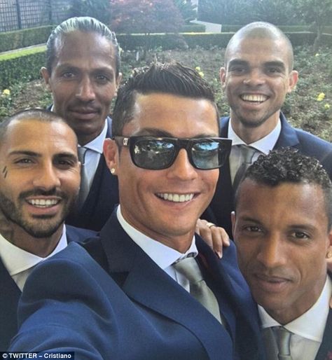 Ronaldo (centre) is expected to play a huge part in Portugal's Euro 2016 campaign, which begins on Tuesday World Best Football Player, Cristiano Ronaldo Hairstyle, Portugal National Football Team, Portugal Soccer, Cr7 Vs Messi, Cr7 Wallpapers, David Villa, Cristino Ronaldo, Cristiano Ronaldo Junior