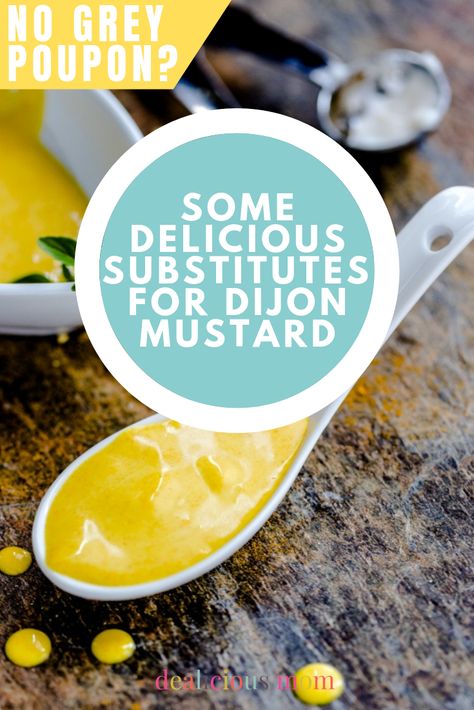 Dijon mustard is particularly delicious and something that you can replace with things you probably have in your kitchen. Whether you’re replacing it because you don’t have it or because you don’t like it, read on to discover some great substitutes for Dijon mustard. #dijon #dijonmustard #mustard #substitute #ingredients #recipe #dijonmustardrecipes  via @dealiciousmom Dijon Mustard Recipe, How To Make Dijon Mustard Easy, How To Make Dijon Mustard, Homemade Dijon Mustard Easy, Homemade Dijon Mustard, Diy Dijon Mustard Easy, Salad Dressing With Dijon Mustard, Dijon Mustard Aoli, Substitute For Dijon Mustard