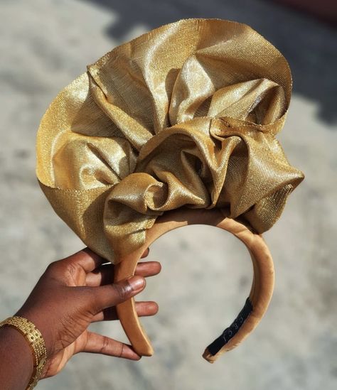 Asooke Headband, Latest Cord Lace Styles, Cord Lace Styles, African Hair Accessories, Hair Design For Wedding, African Head Dress, Couples African Outfits, Fascinator Hats Diy, Lace Dress Classy