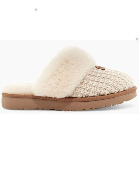 Ugg Cozy Knit Slippers, Ugg Cozy, Ugg Coquette Slippers, Cozy Slippers Boots, Ugg Coquette, Cozy Slippers, Preppy Shoes, Shoes Ugg, Shearling Slippers