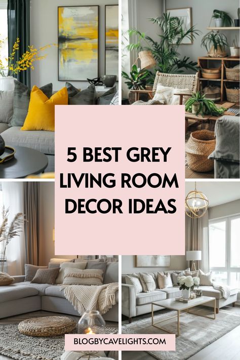 Get inspired by our curated list of grey living room designs that redefine modern comfort. Whether you're into minimalist living room decor ideas or cozy living room home decor, there's something for every style. Click through and explore the endless possibilities for your living room inspiration! 🖤✨ #livingroomideas #greyinteriors #homedesign Grey Living Room Decor Ideas, Gray Walls Living Room, Grey Living Room Decor, Living Room Decor Grey Couch, Cozy Grey Living Room, Grey Curtains Living Room, Cozy Living Room Furniture, Light Gray Sofas, Grey Walls Living Room