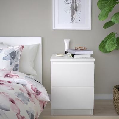 white night stand - Search - IKEA Random Bedroom, White Night Stand, Ikea Nightstand, White End Tables, Bedroom Stuff, White Nightstand, Ikea Furniture, Night Stand, Bedside Tables