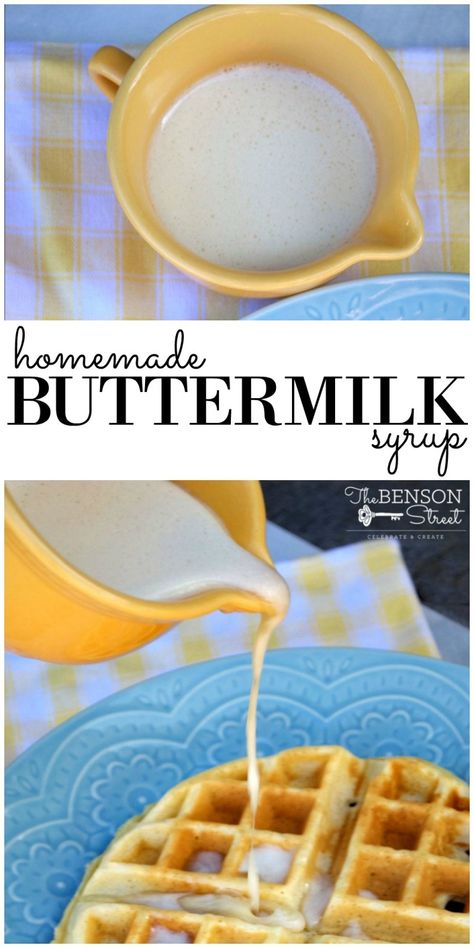 Easy Homemade Waffle Recipe, Buttermilk Syrup Recipe, Homemade Waffle Recipe Easy, Homemade Waffle Recipe, Buttermilk Waffles Recipe, Homemade Waffle, Buttermilk Syrup, Buttermilk Waffles, Homemade Waffles